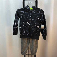Nike Black Logo Child Size 4 Boy's Jogging Suit