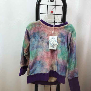 The Teacam Collection Purple Tye Dye Child Size 4/6 Girl's Sweatshirt