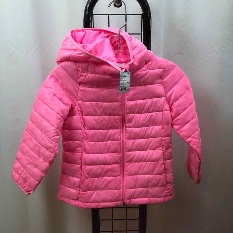 Amazon Essentials Pink Quilted Child Size 6 Girl's Outerwear