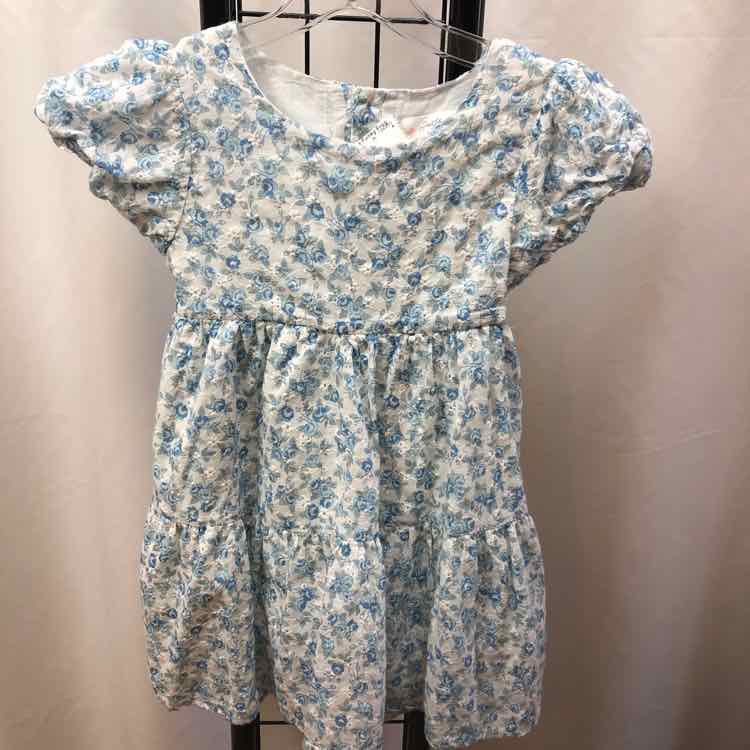 Sweet Honey White Floral Child Size 6 Girl's Dress