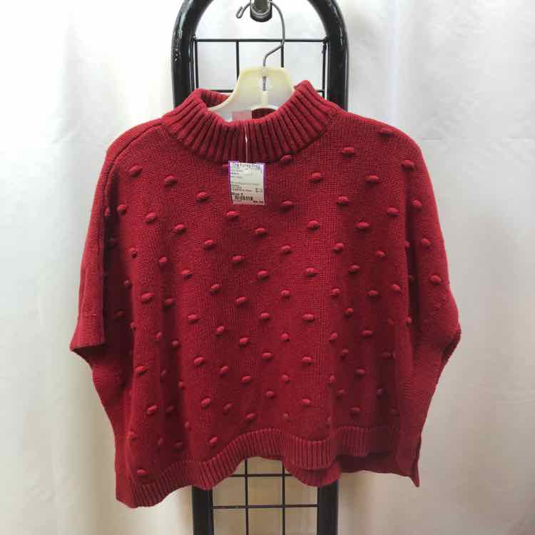 Carter's Red Solid Child Size 5 Girl's Sweater