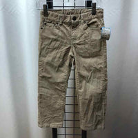 Janie and Jack Tan Solid Child Size 4 Boy's Pants