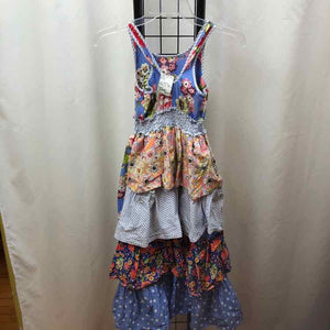 Matilda Jane Blue Floral Child Size 8 Girl's Dress