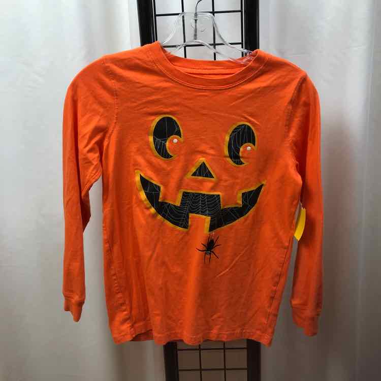 Carter's Orange Halloween Child Size 10 Boy's Shirt