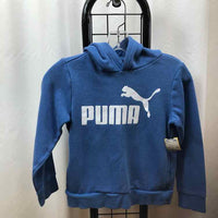 Puma Blue Logo Child Size 7/8 Girl's Sweatshirt