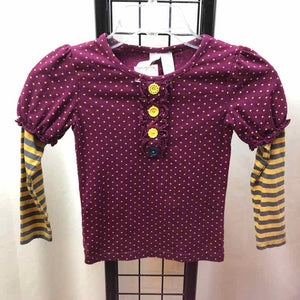 Matilda Jane Red Dotted Child Size 6 Girl's Shirt