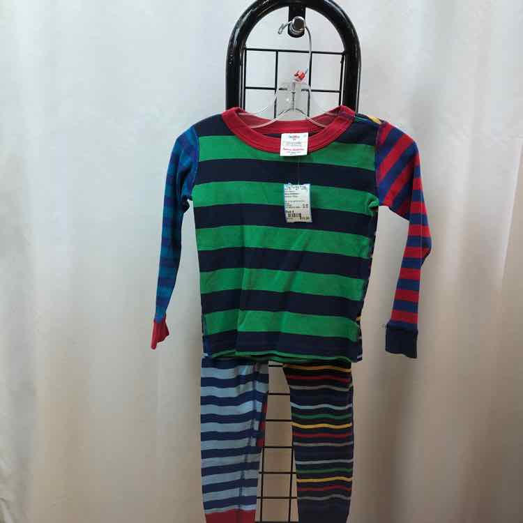 Hanna Andersson Rainbow Stripe Child Size 4 Boy's Pajamas