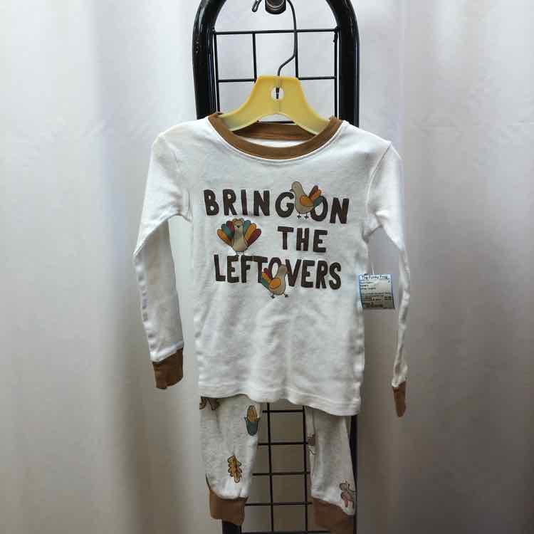 Carter's White Graphic Child Size 3 Boy's Pajamas