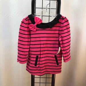Janie and Jack Pink Stripe Child Size 5 Girl's Shirt