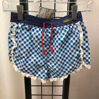Matilda Jane Blue Checkered Child Size 4 Girl's Shorts