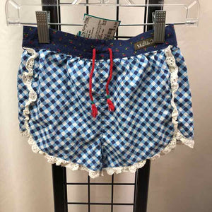 Matilda Jane Blue Checkered Child Size 4 Girl's Shorts
