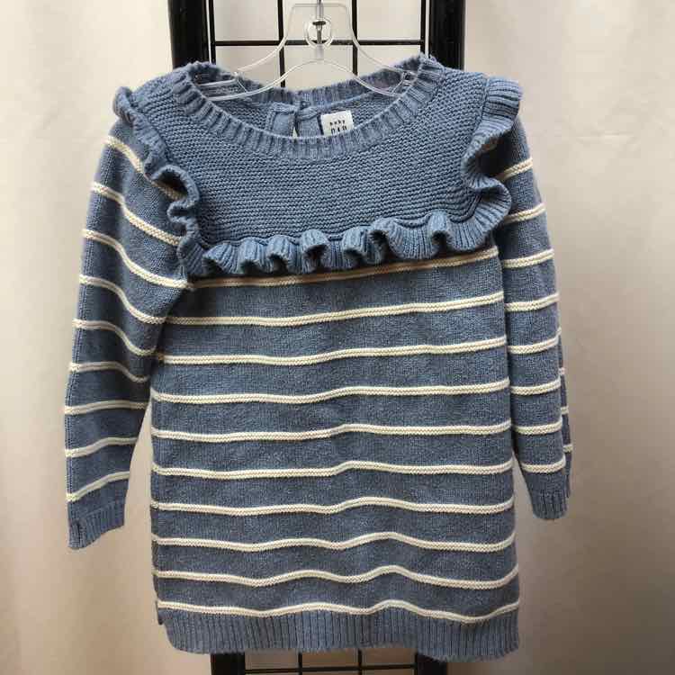 Gap Black Stripe Child Size 18 m Girl's Dress