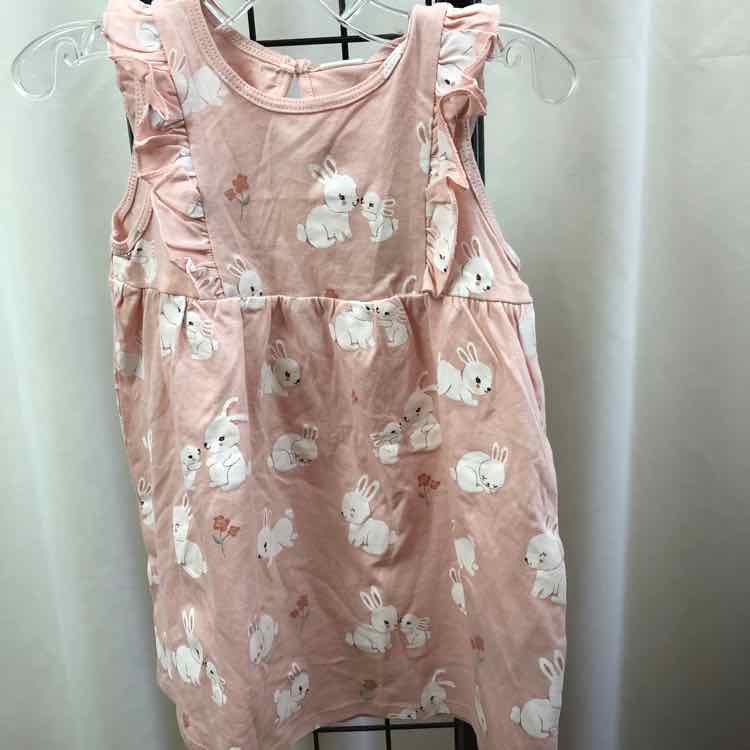H & M Pink Patterned Child Size 12-18 m Girl's Dress