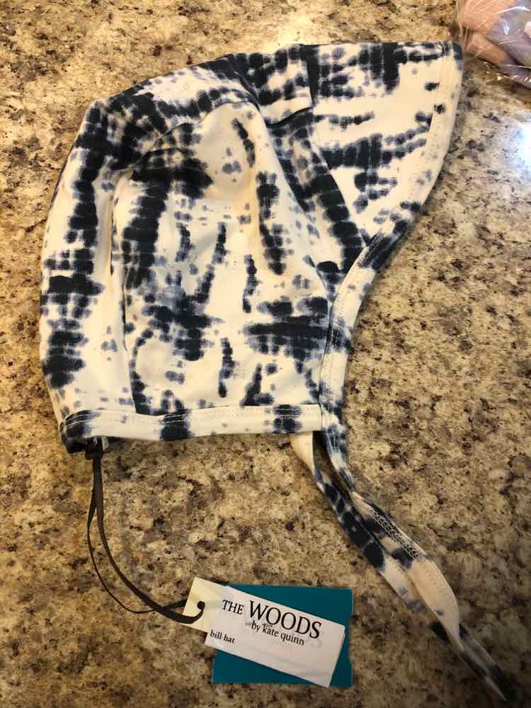 Kate Quinn orangics Blue Tye Dye Child Size 12-18 m Boy's Hat