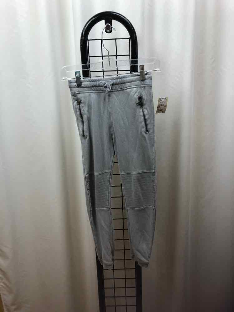 H & M Gray Solid Child Size 7 Boy's Sweatpants