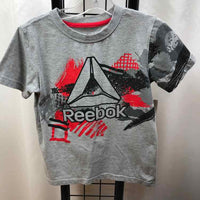 Reebok Gray Logo Child Size 4/5 Boy's Shirt