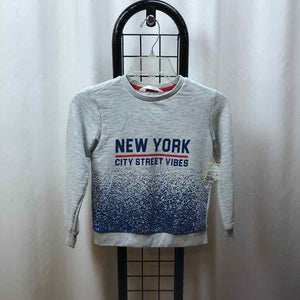 H & M Gray Graphic Child Size 8/9 Boy's Sweatshirt