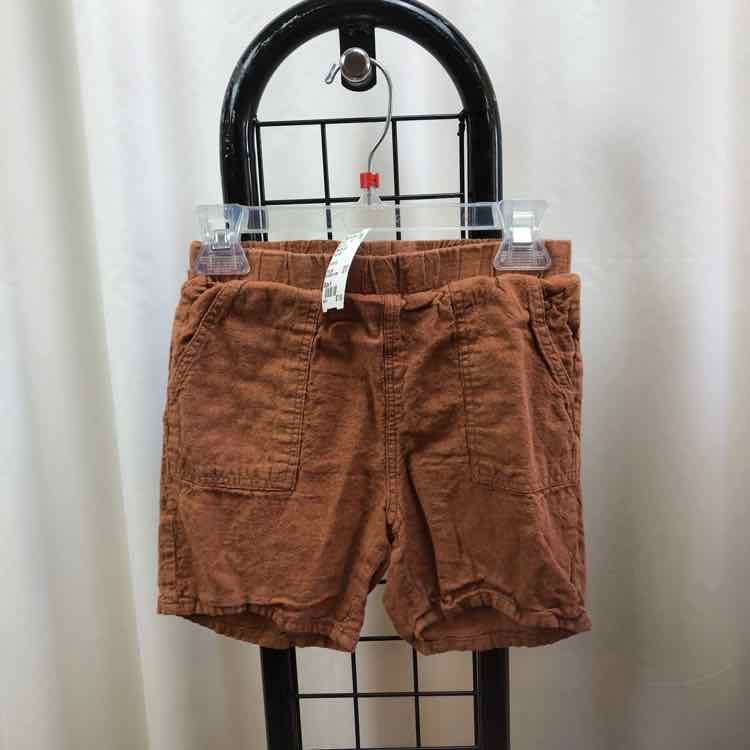 Miles the Label Rust Solid Child Size 6 Boy's Shorts