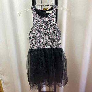 Abercrombie Black Floral Child Size 12 Girl's Dress