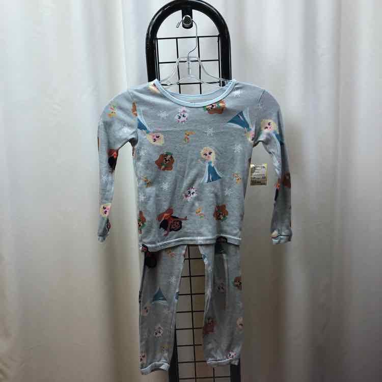 Disney Gray Character Child Size 8 Girl's Pajamas