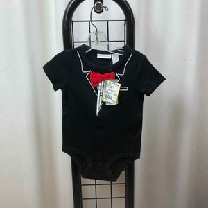 First Impressions Black Graphic Child Size 6-9 m Boy's Shirt
