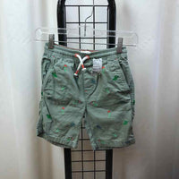 Mini Boden Green Embroidered Child Size 8 Boy's Shorts