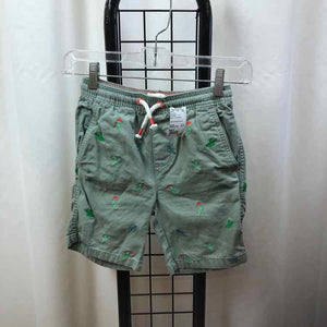 Mini Boden Green Embroidered Child Size 8 Boy's Shorts