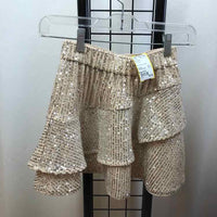 Abercrombie Tan Sequin Child Size 9/10 Girl's Skirt
