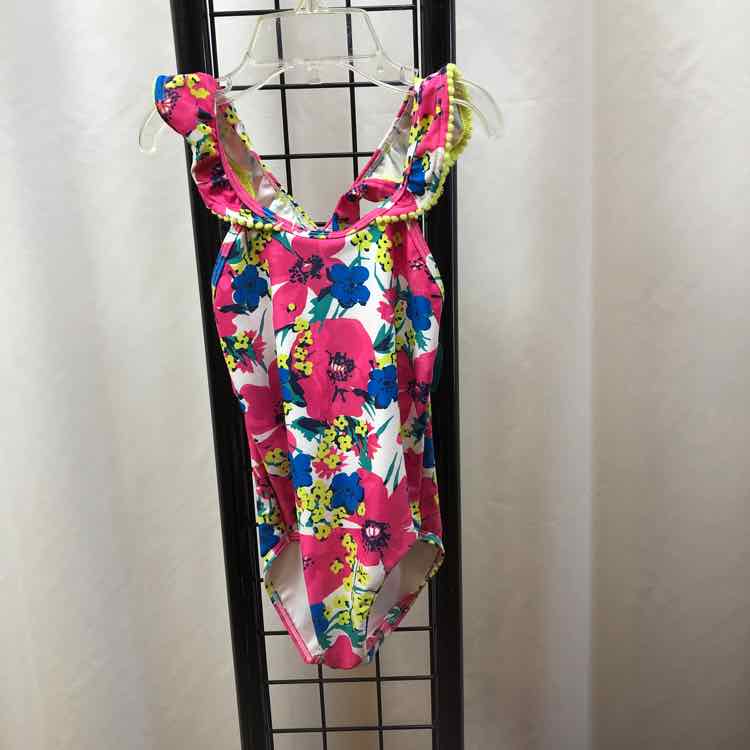 tucker and tate Pink Floral Child Size 3 Girl's Swimwear