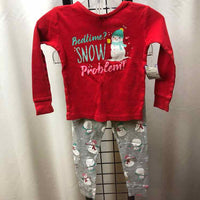 Carter's Red Graphic Child Size 4 Girl's Pajamas
