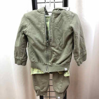 Honest Green Solid Child Size 2 Boy's Jogging Suit