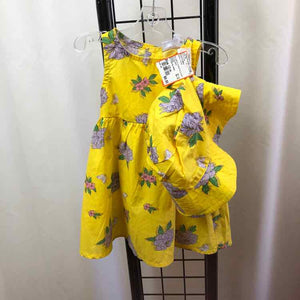 Emporio Baby Yellow Floral Child Size 12 m Girl's Dress