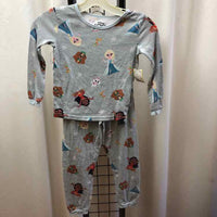 Disney Gray Character Child Size 8 Girl's Pajamas