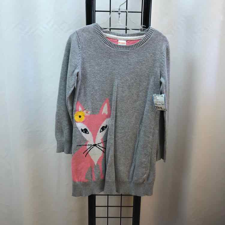 Gymboree Gray Graphic Child Size 6 Girl's Dress