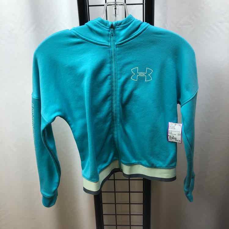Under Armour Baby Blue Solid Child Size 7/8 Girl's Sweatshirt