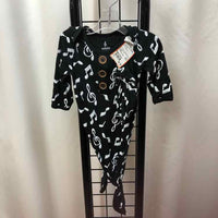 Lullaby lane Black Patterned Child Size 0-6 m Girl's Pajamas