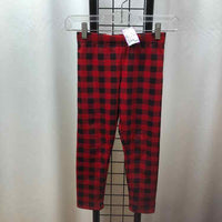 Carter's Red Checkered Child Size 7 Girl's Leggings