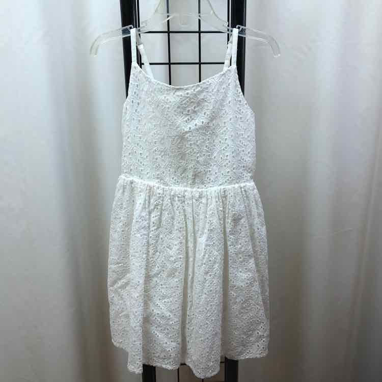 Gymboree White Eyelet Child Size 5 Girl's Dress