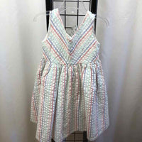 Hope & Henry Blue Seersucker Child Size 4 Girl's Dress