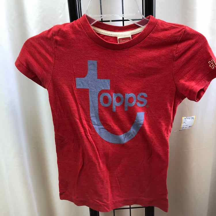 Homage Red Logo Child Size 8 Boy's Shirt