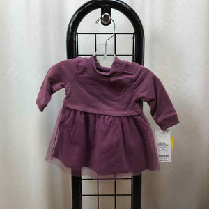 Carter's Purple Embroidered Child Size Newborn Girl's Dress
