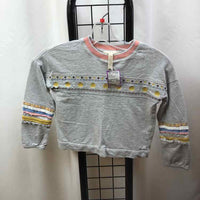 Matilda Jane Gray Embroidered Child Size 6 Girl's Sweatshirt