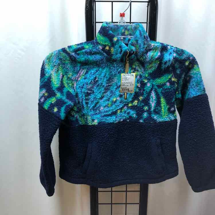 Lilly Pulitzer Navy Patterned Child Size 6/7 Girl's Sweatshirt