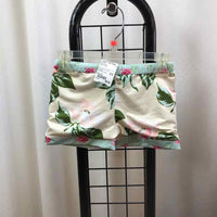 Sweet Honey Cream Floral Child Size 8 Girl's Shorts
