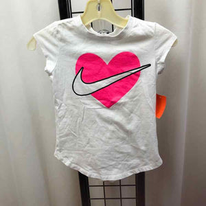 Nike White Logo Child Size 4 Girl's Outfit