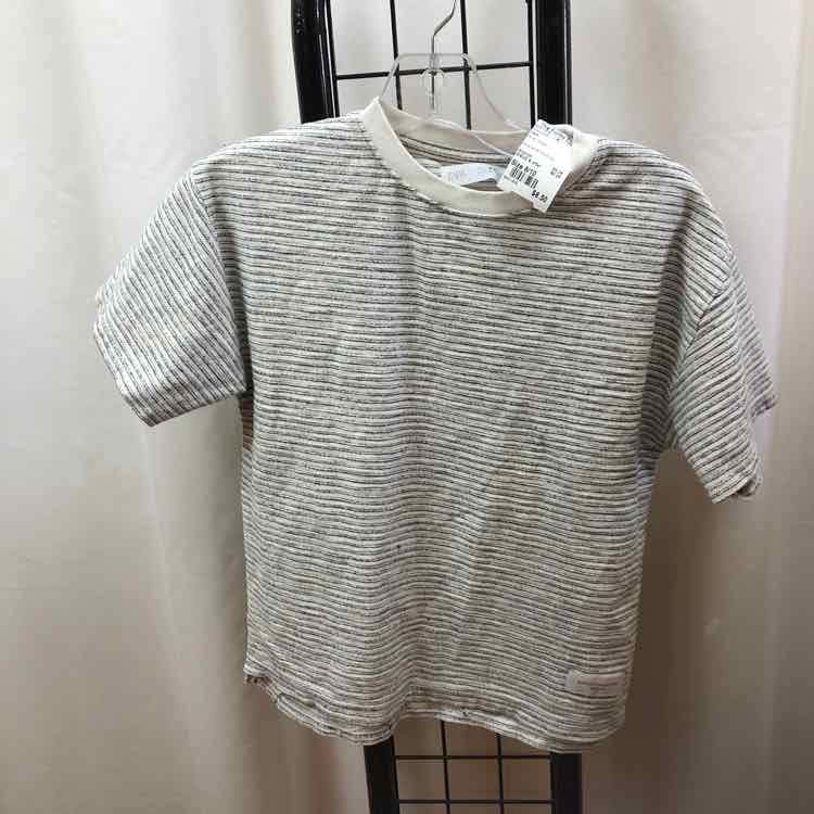 Zara Blue Stripe Child Size 8/10 Boy's Shirt