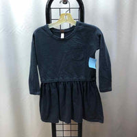 Tea Navy Solid Child Size 5 Girl's Dress