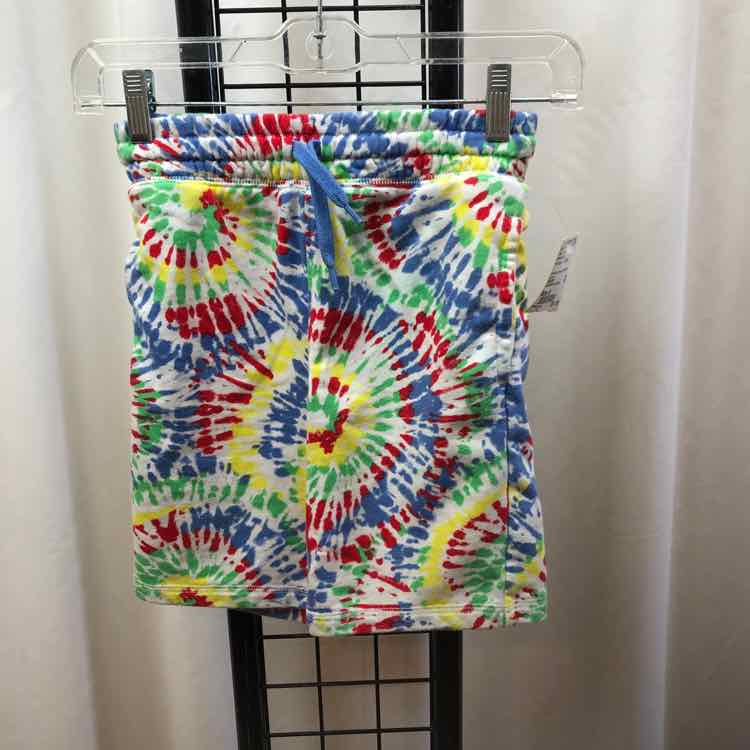 Land's End Rainbow Tye Dye Child Size 8 Boy's Shorts