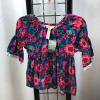 Matilda Jane Blue Floral Child Size 2 Girl's Shirt