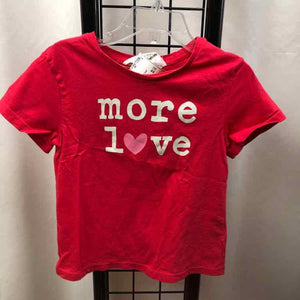 H & M Red Graphic Child Size 3/4 Girl's Shirt